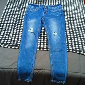 Wax butt lift jeans